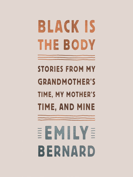 Cover of Black Is the Body